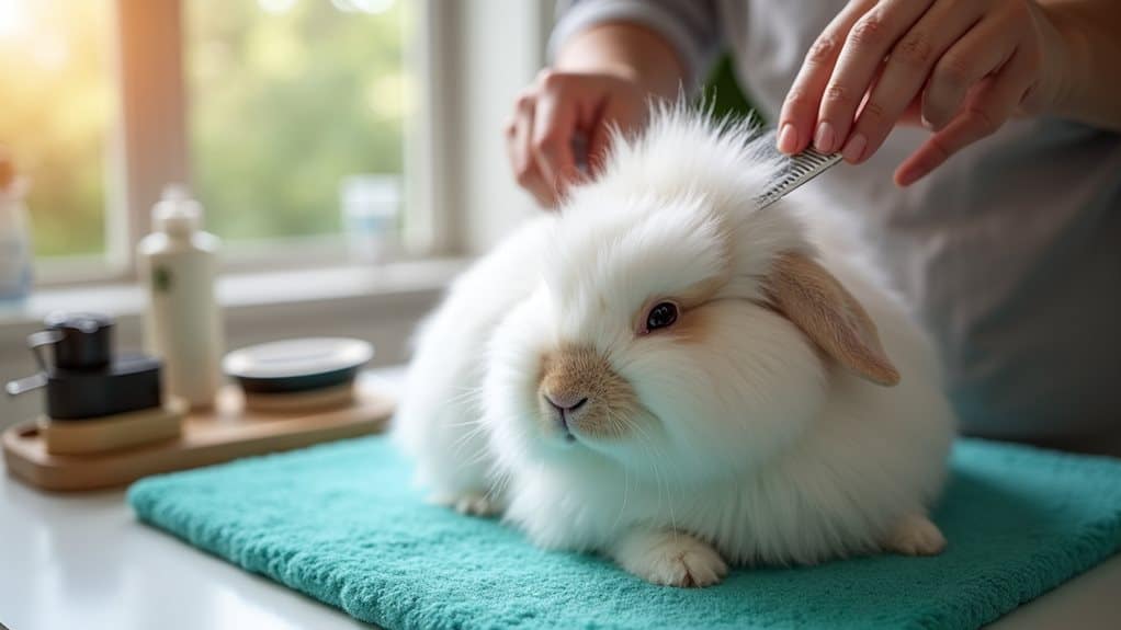 calm gentle rewarding grooming