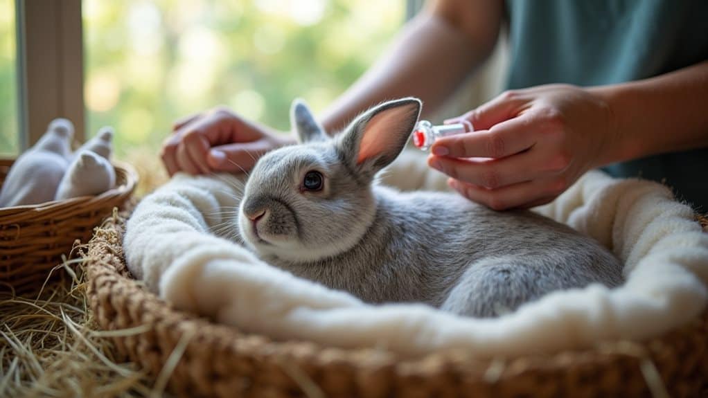 elderly rabbit pain management