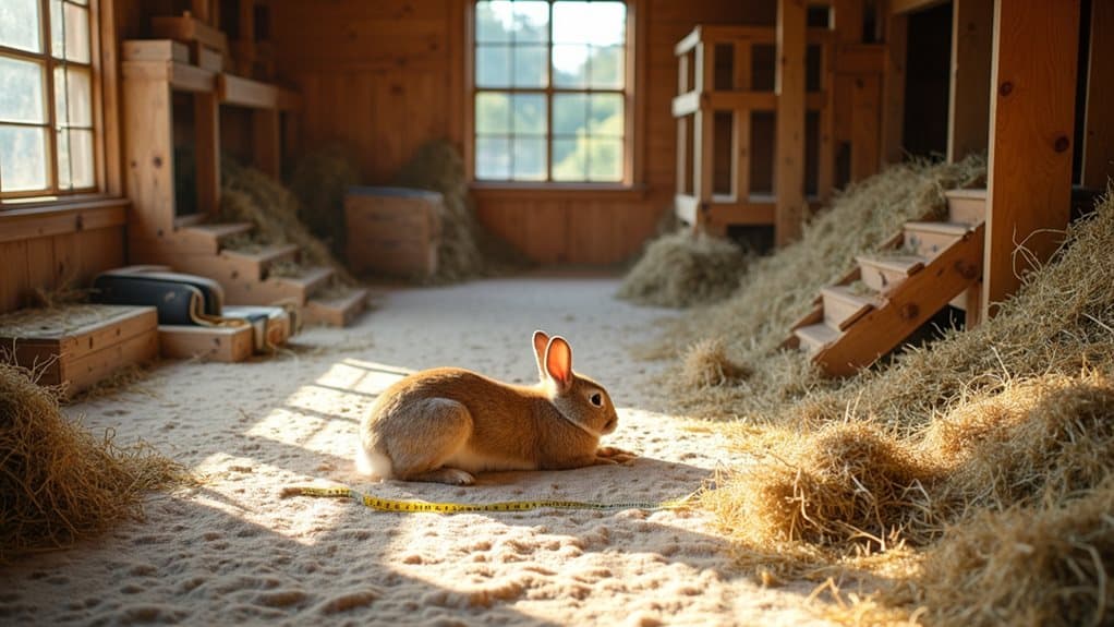 giant rabbit exercise space