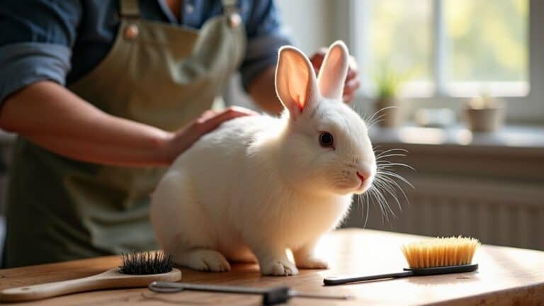 rex rabbit coat care
