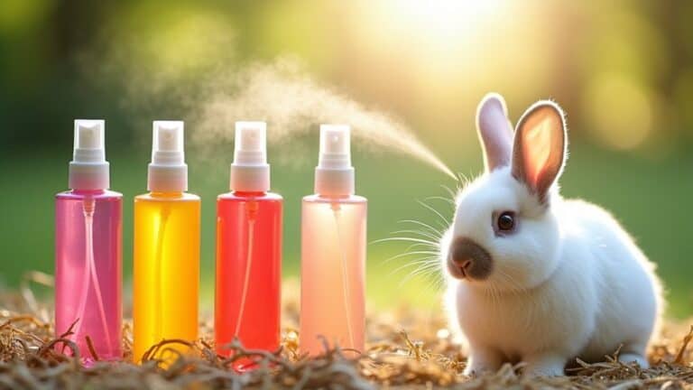 bunny bathing sprays selection