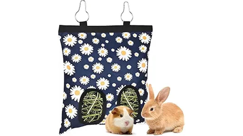 bunny hay feeding bag