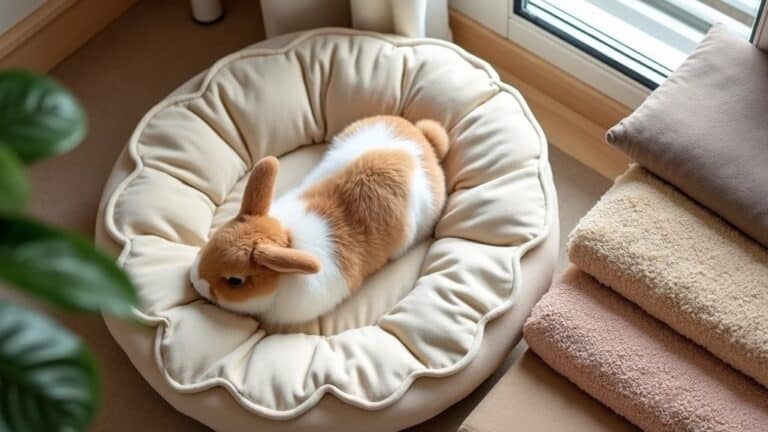 comfortable rabbit bed mats