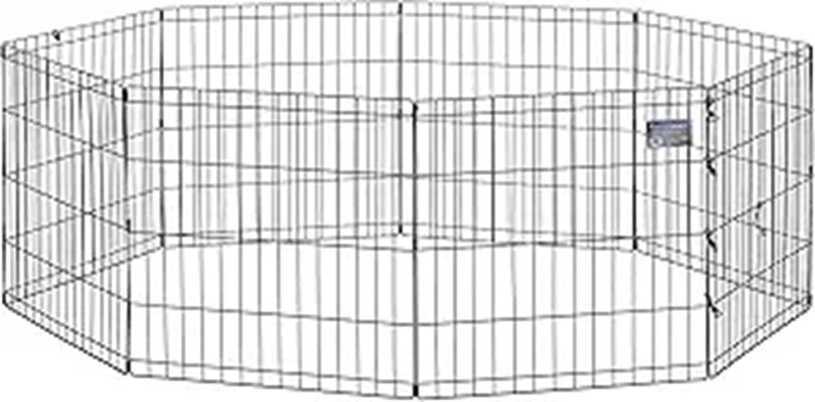 folding metal dog pen