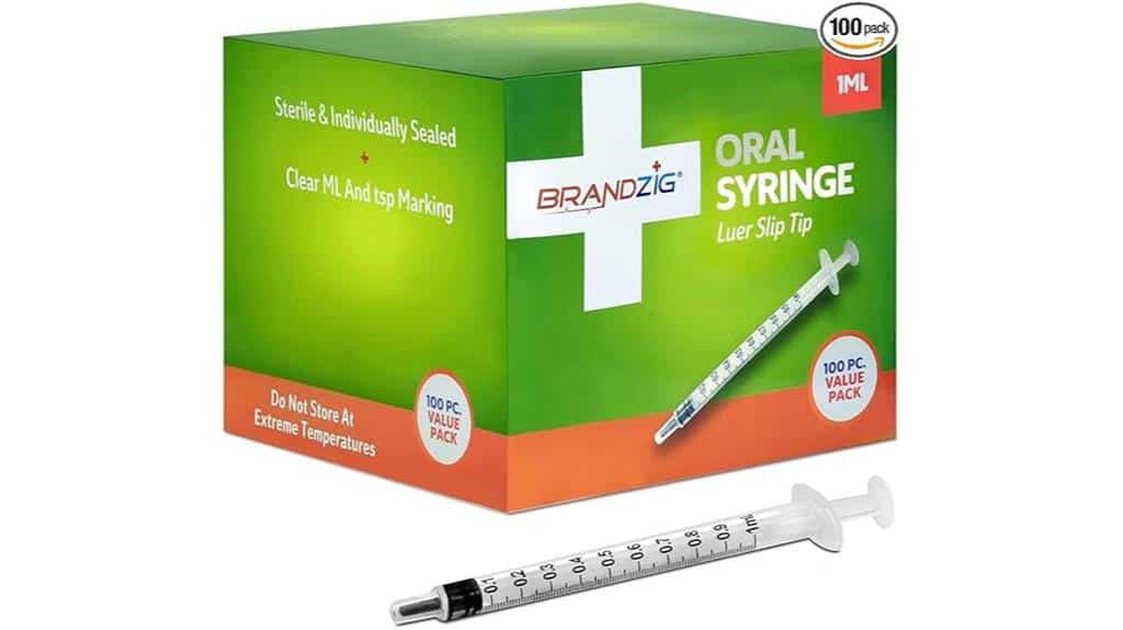 infant oral syringes pack