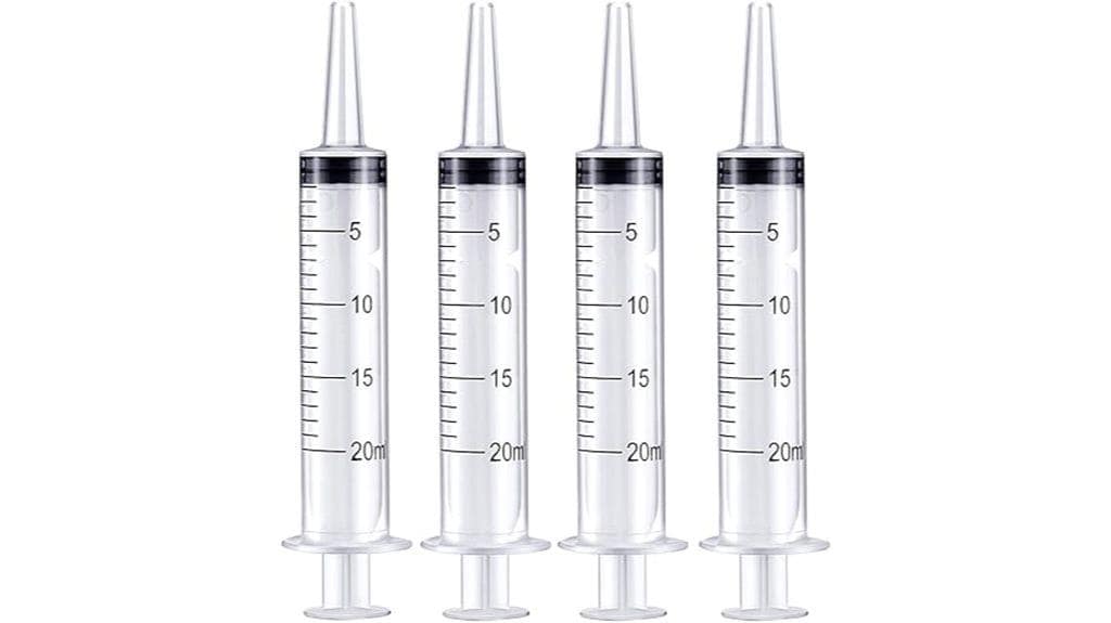 large plastic syringe set