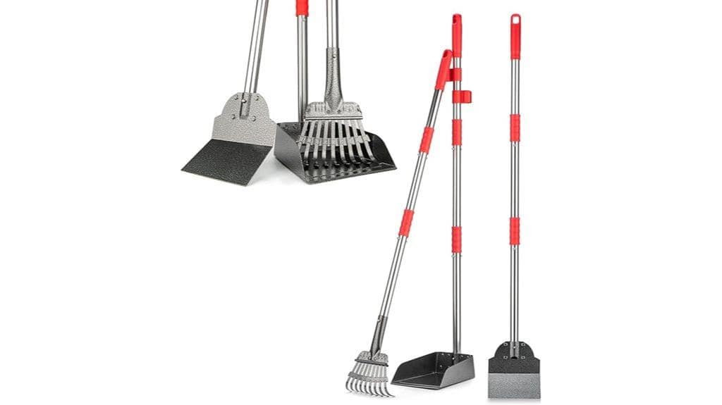 long handle pet waste scoop
