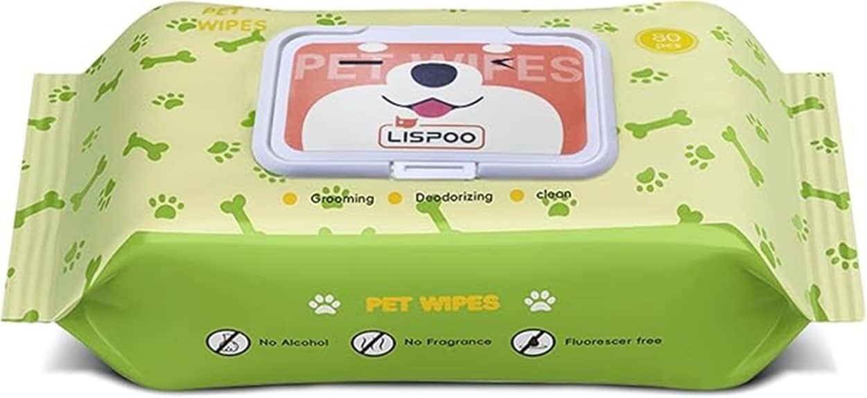 pet cleaning and grooming wipes