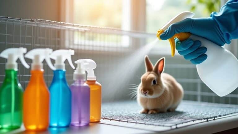 safe rabbit cage disinfectants
