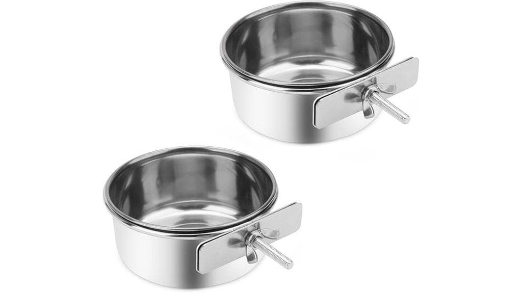 stainless steel pet bowls