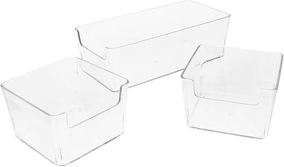 transparent pet bathing containers