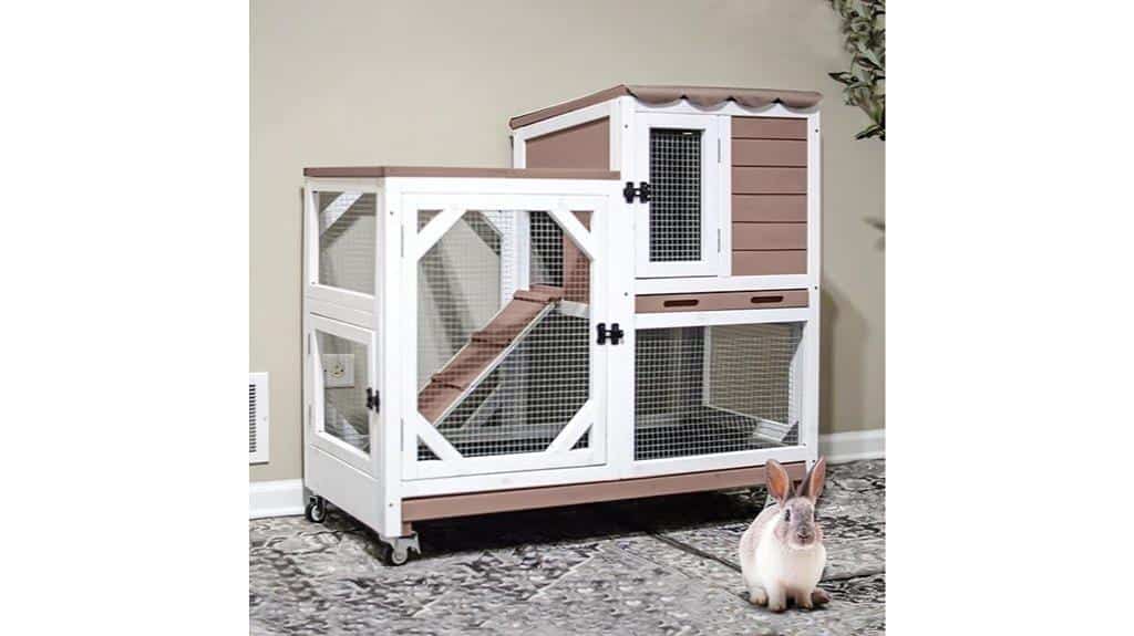 two story rabbit hutch