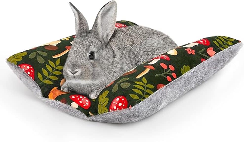 washable plush pet mat