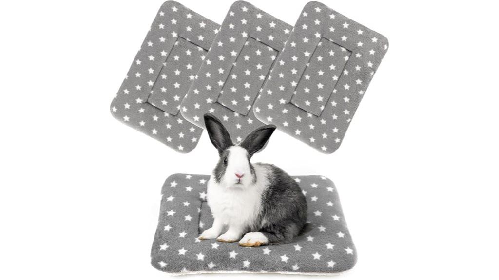 washable rabbit bed mats