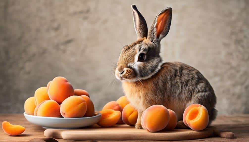 apricots for hungry bunnies