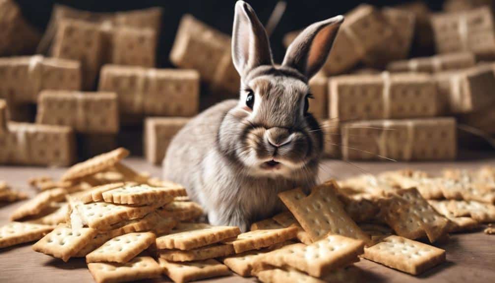 avoid feeding bunnies crackers