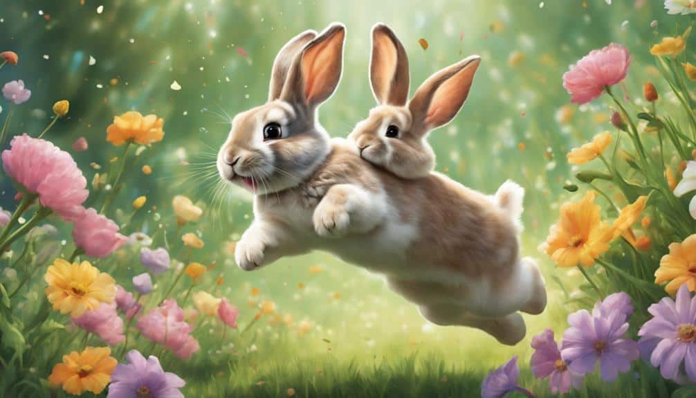 binky s joyful bunny hops