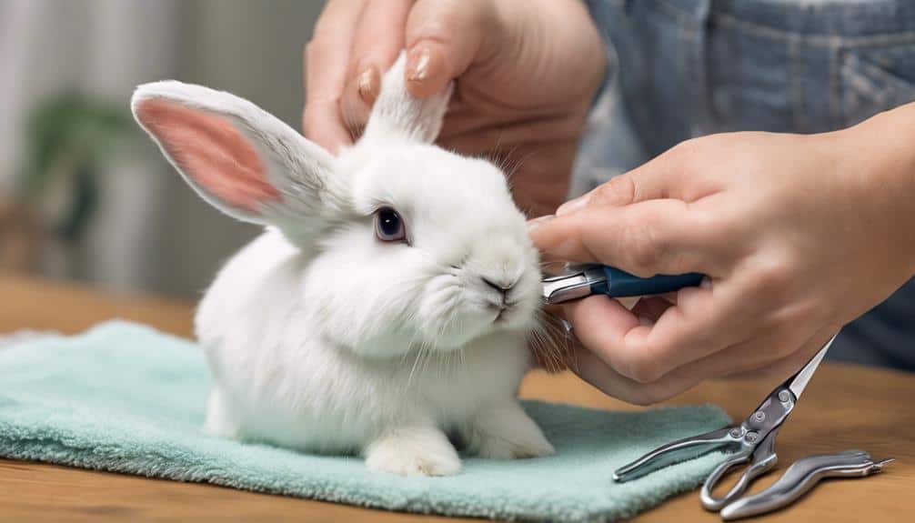 bunny nail trimming guide