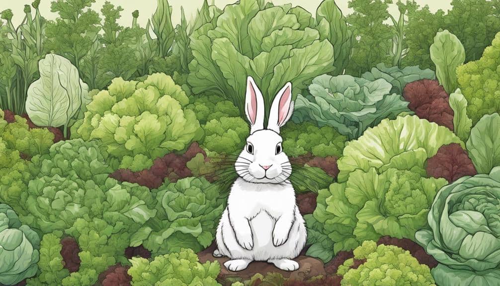 bunny s love for lettuce