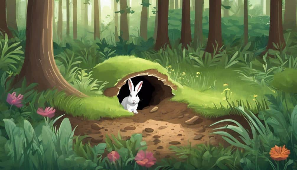burrows essential for bunny survival