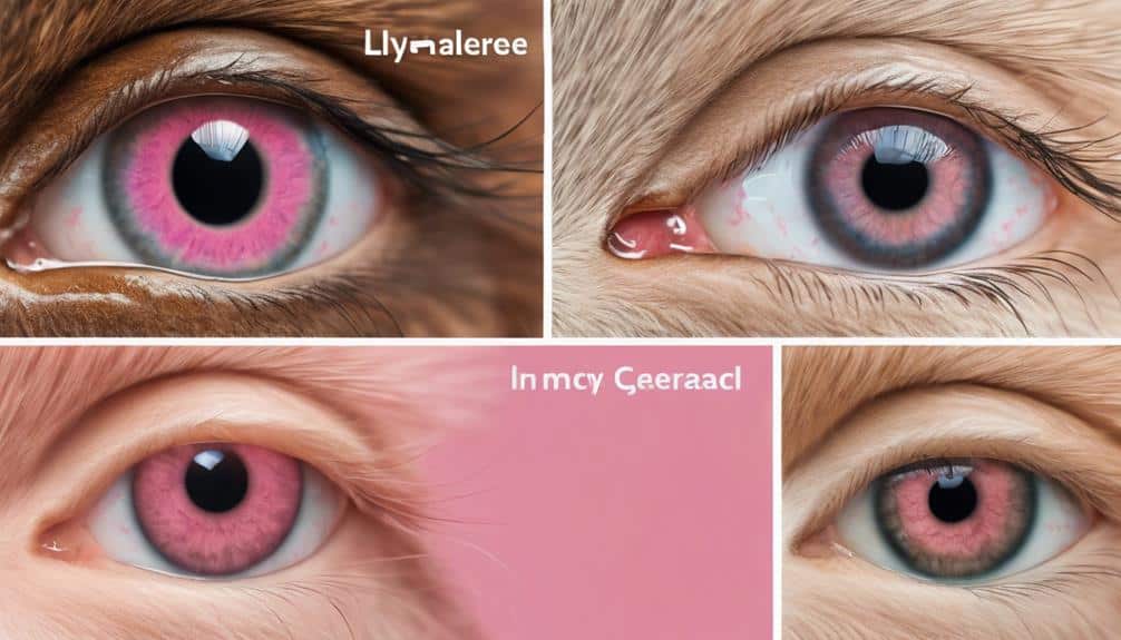 comparing pink eye symptoms