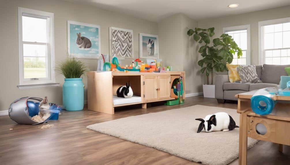 creating a cozy bunny habitat