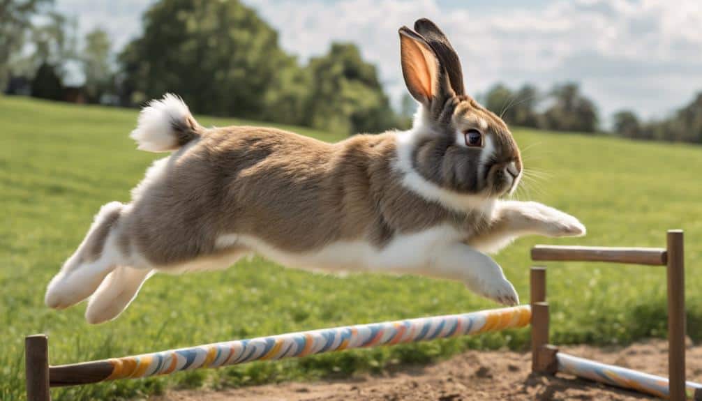 exploring bunny rabbits leaps