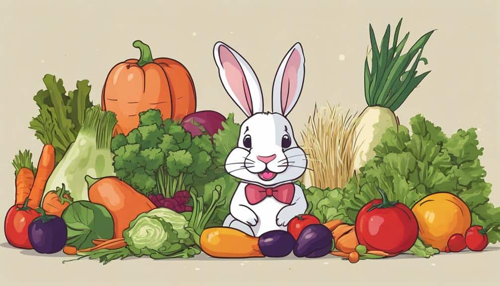 feeding bunnies a balanced diet