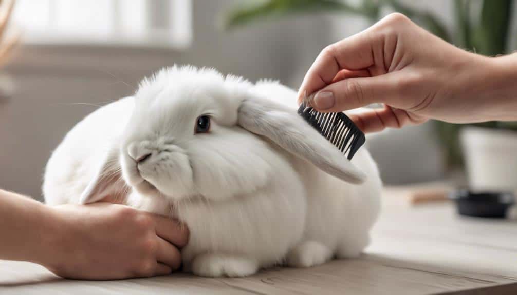 gentle grooming for bunnies