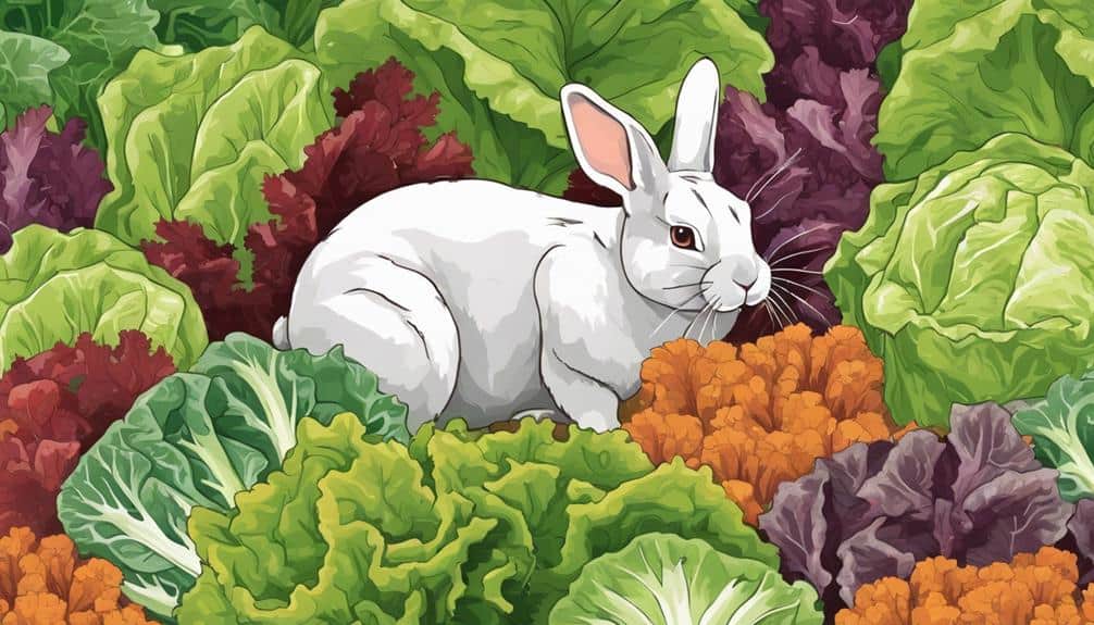 healthy greens for bunnies