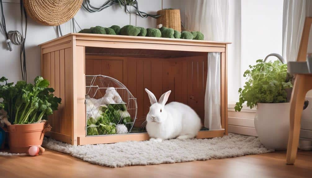 indoor living for rabbits