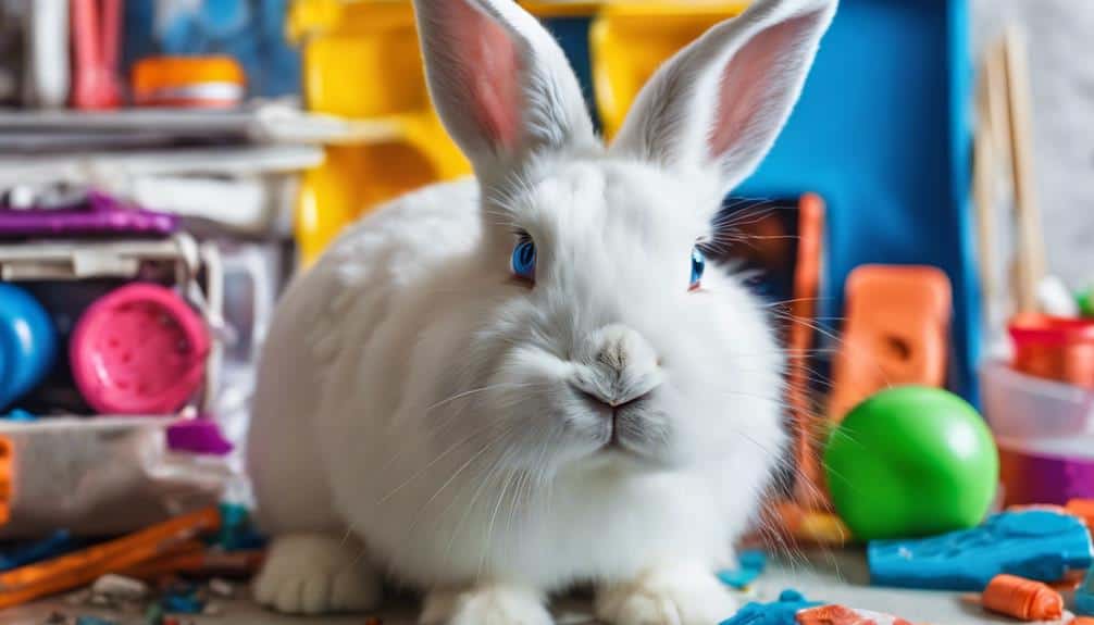 investigating rabbit perception of color