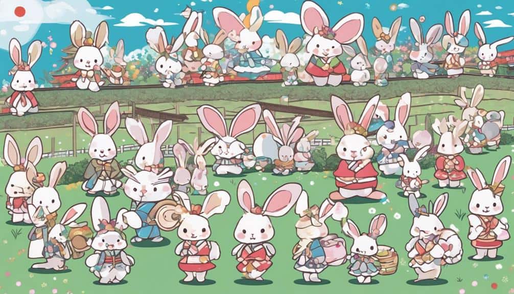 japanese bunny character evolution