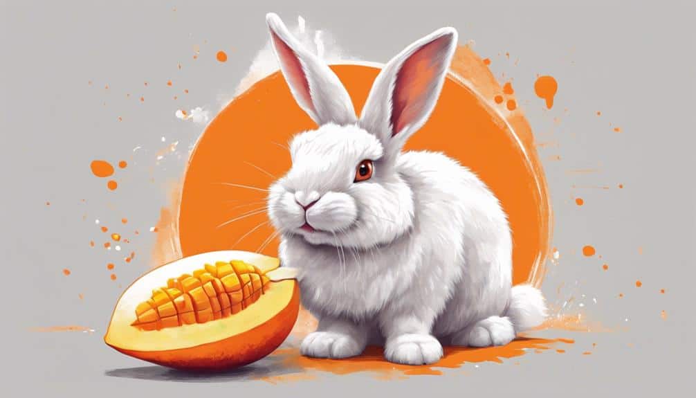 mango treat for bunnies