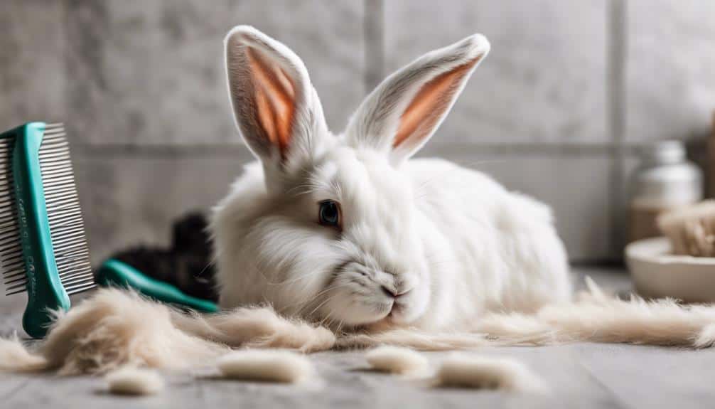 rabbit care during molting
