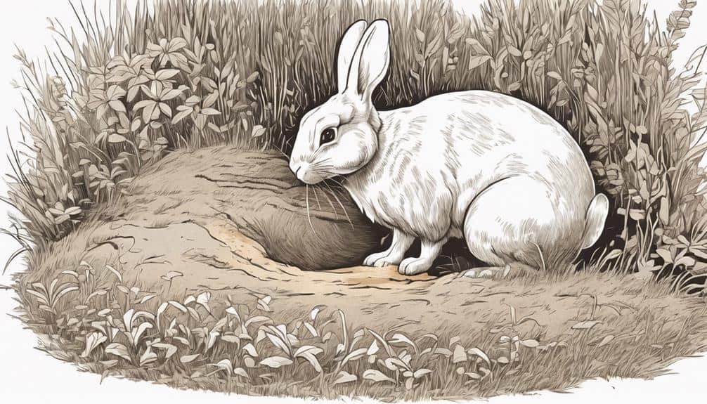 rabbit digging habits clarified