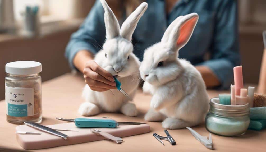rabbit nail grooming advice