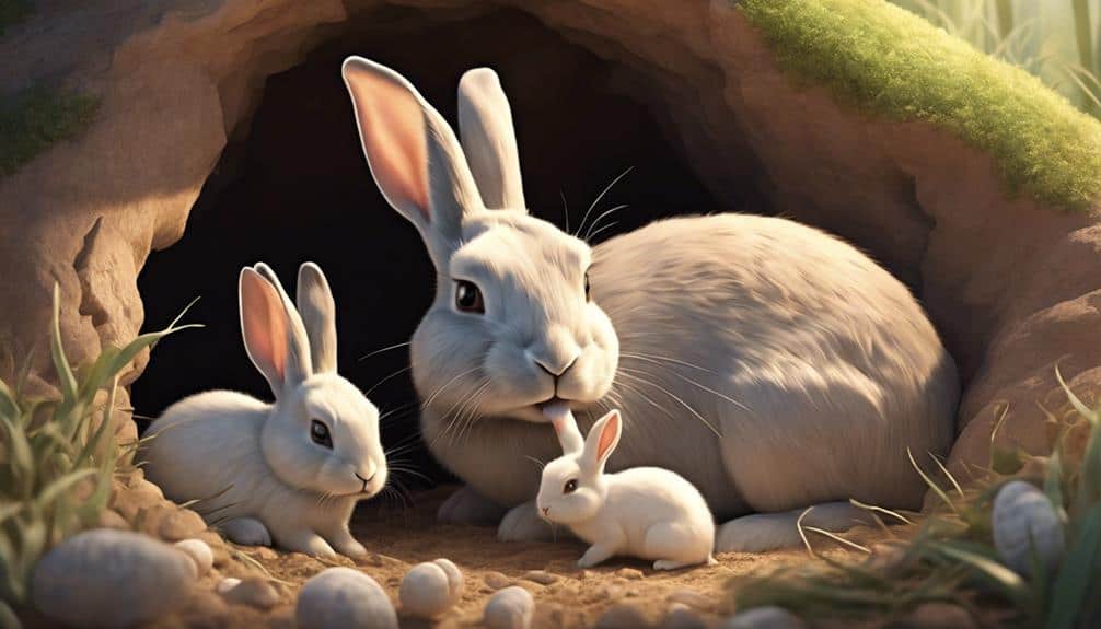 rabbit parental care habits