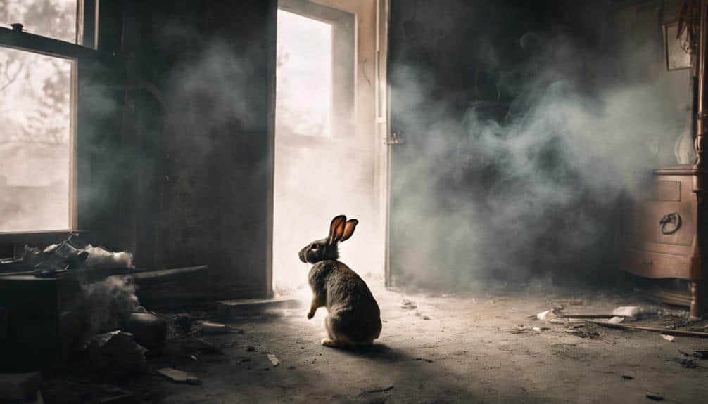 rabbit smoke exposure dangers