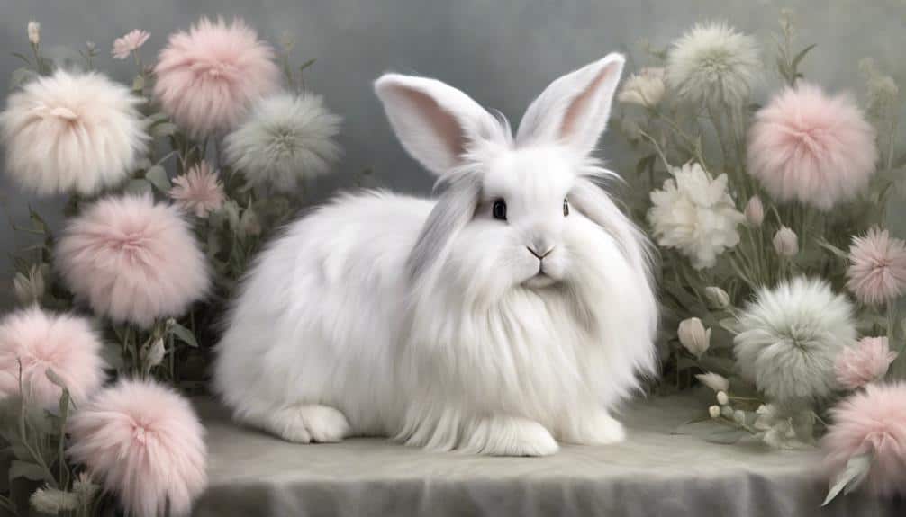 soft white fiber bunny