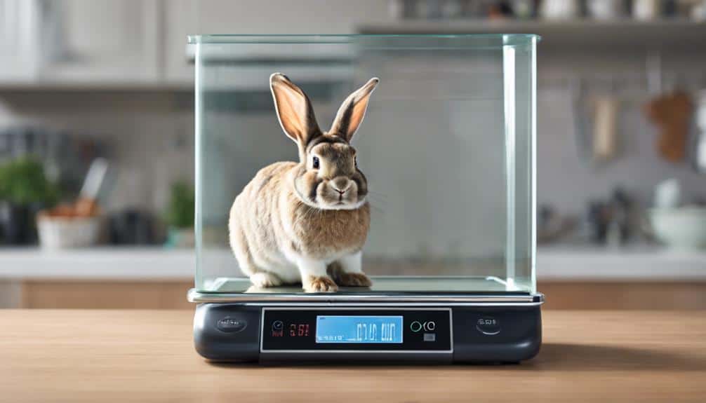 tracking bunny s weight changes