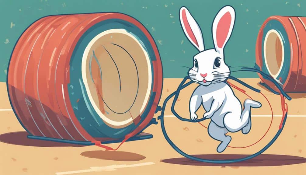 training rabbits for performances