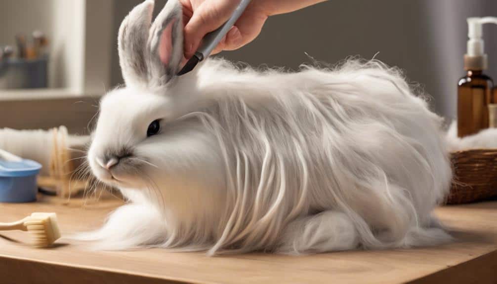 untangling bunny s matted coat