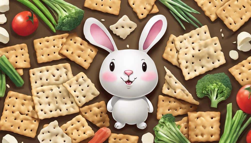variety of crackers available