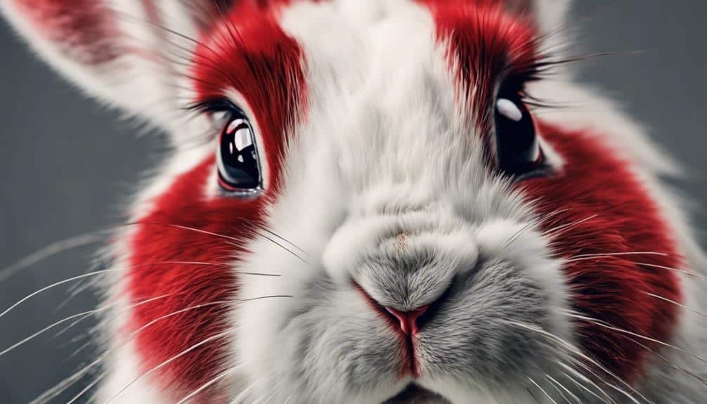 vibrant rabbit eye color