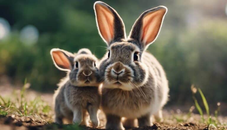 bunny mothers moving babies