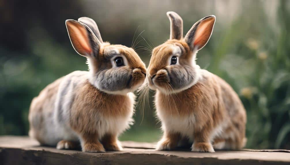 bunny social grooming behavior