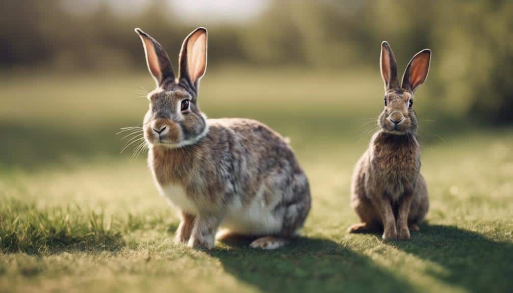hare is bigger faster
