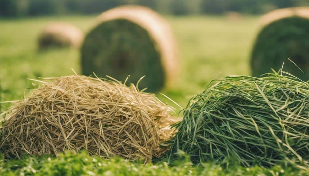 hay is their staple