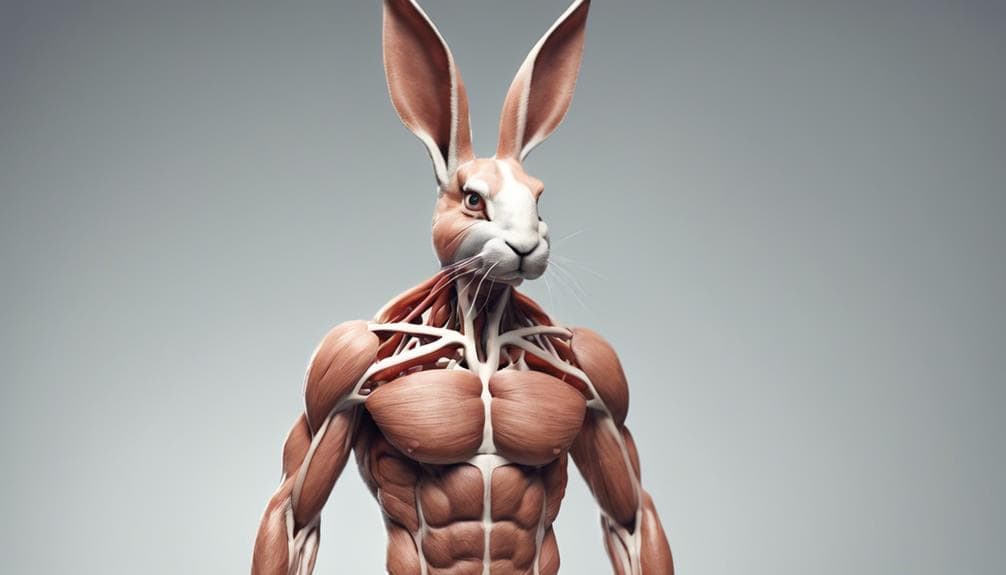 rabbit muscular system anatomy